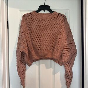 brownish copper sweater